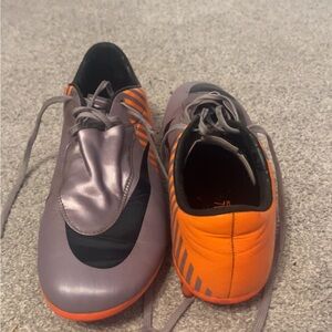 Nike Mercurial Vapor IV FG Grey Orange - Size 9M